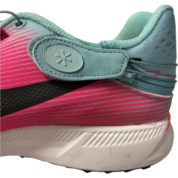 Nike Air Zoom Pegasus 34 Women's Sneaker Running Shoe Size 10 Blue Racer Pink - Picture 8 of 11
